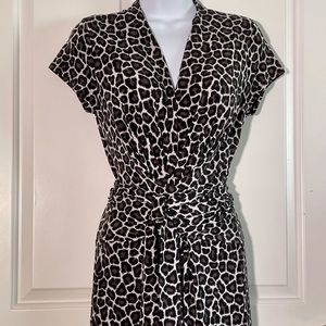 MICHAEL KORS Leopard 🐆 Wrap Hi-Lo Maxi Dress